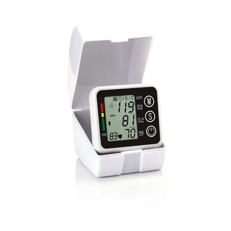 Latest models Wrist Digital Blood Pressure Monitor English Voice Broadcast Tonometer